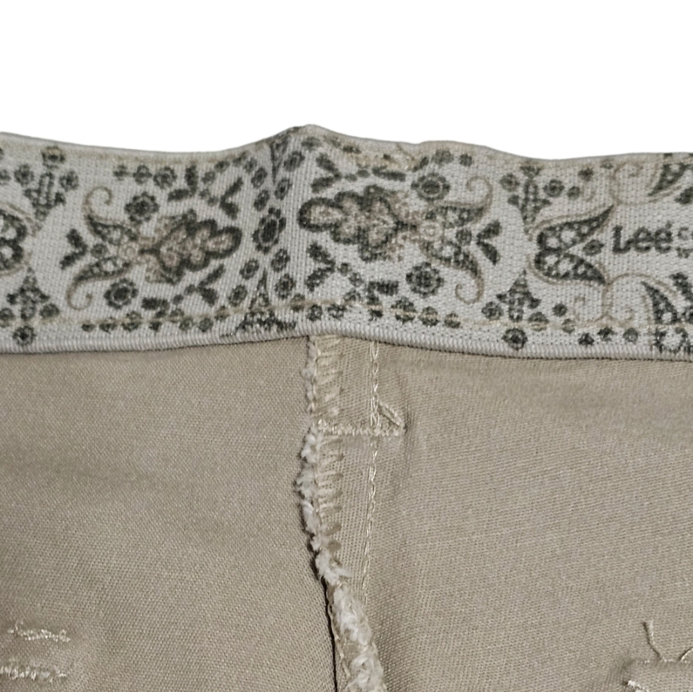 LEE COMFORT FIT Women's Light Khaki Pants 10P - Picture 7 of 7